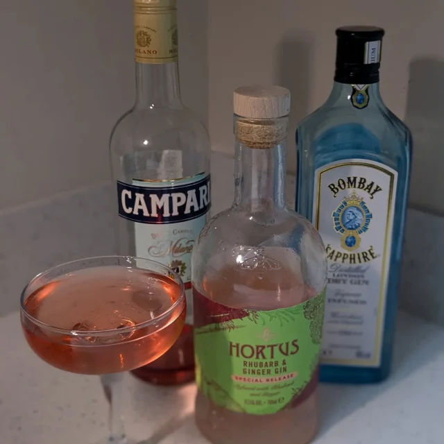 AI 2024 NYE cocktails 

Cocktails created by ChatGPT from ingredients in my drinks cabinet 🫠

Number 1 **Gin & Citrus Mojito**

 - **Ingredients**: London Gin, Rhubarb and Ginger Gin, Campari, Mint (if available)
 - **Instructions**:
 1. In a shaker, combine 1 oz London Gin, 1 oz Rhubarb and Ginger Gin, and 1/2 oz Campari.
 2. Shake with ice and strain into a glass filled with ice.
 3. Top with soda water and garnish with fresh mint leaves.
